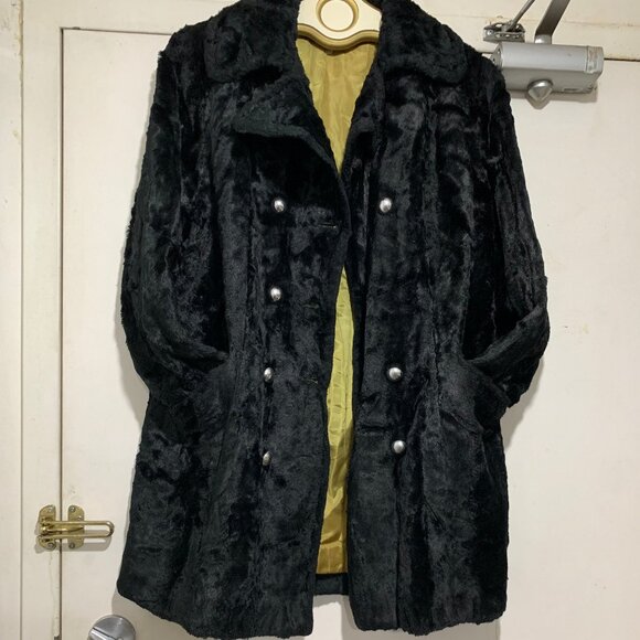 VINTAGE GLENBROOKE FAUX FUR COATS SIZE S - Picture 6 of 12